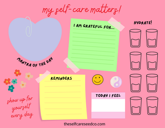 Self-Care Notepad - The Self-Care Seed Co.