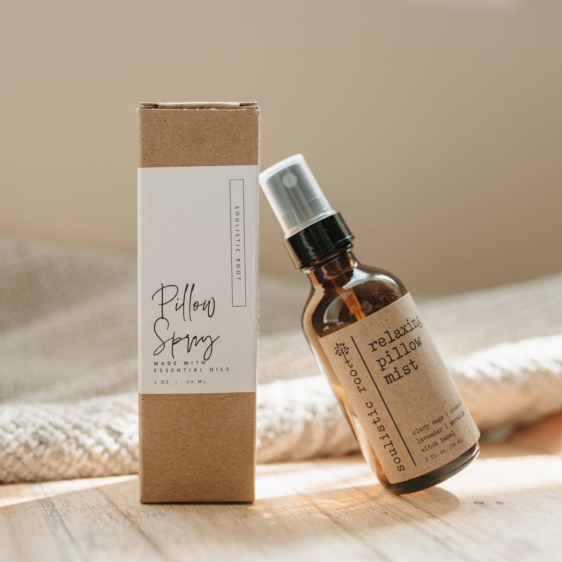 Relaxing Pillow Mist - Amethyst Infused - The Self-Care Seed Co.