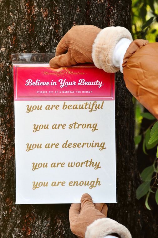 Believe In Your Beauty Mirror Decals - The Self-Care Seed Co.