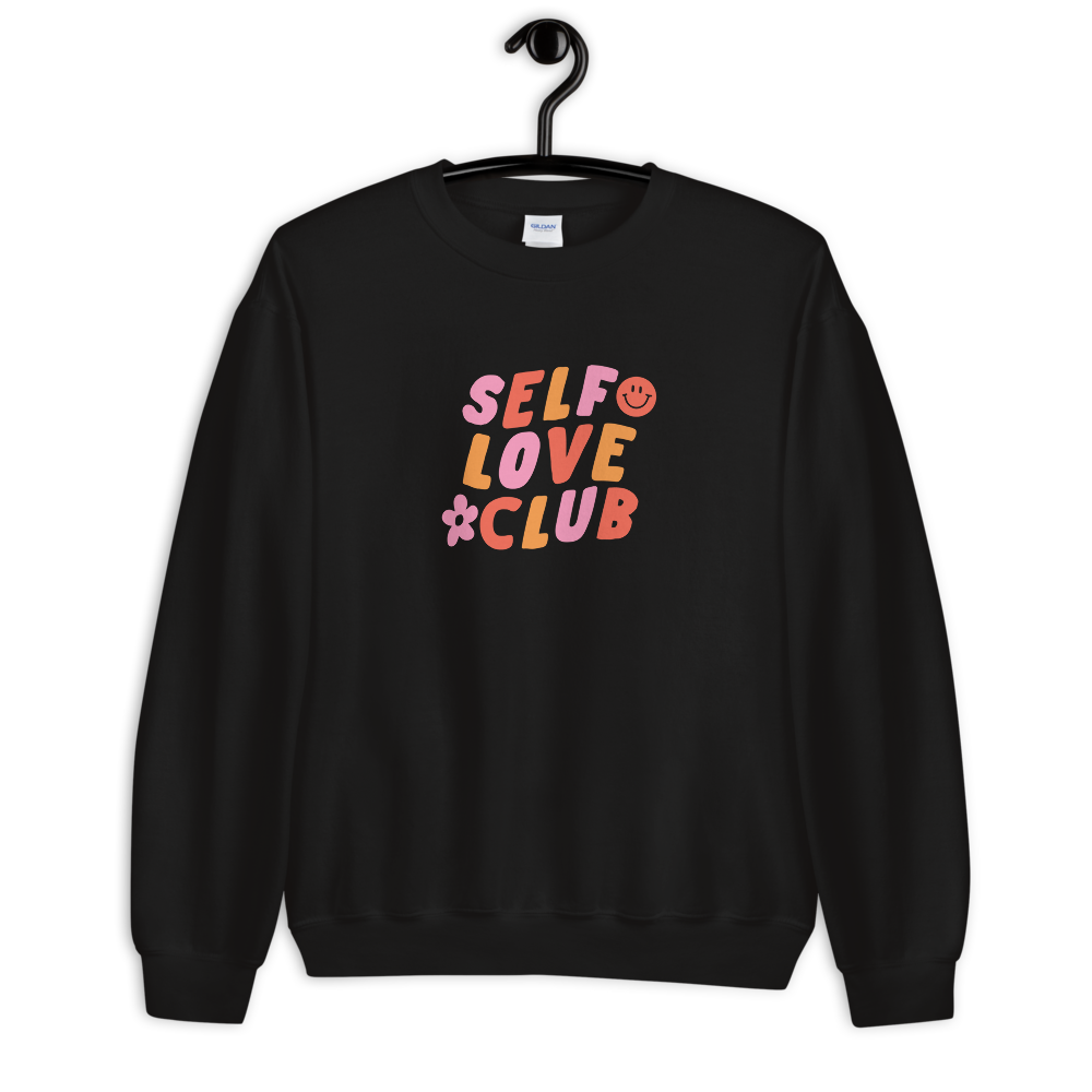 Self-Love Club Sweatshirt - Sunset Tones - The Self-Care Seed Co.