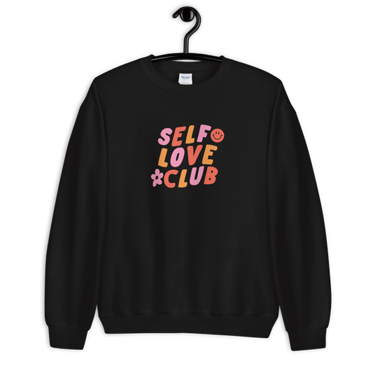 Self-Love Club Sweatshirt - Sunset Tones - The Self-Care Seed Co.